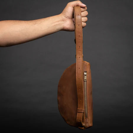 Nexus Leather Belt Bag
