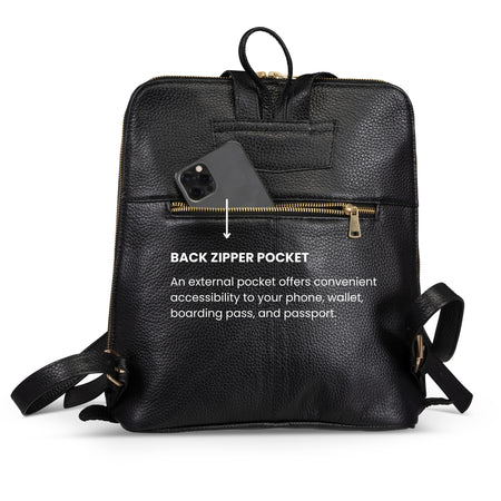 The Techy Leather Backpack