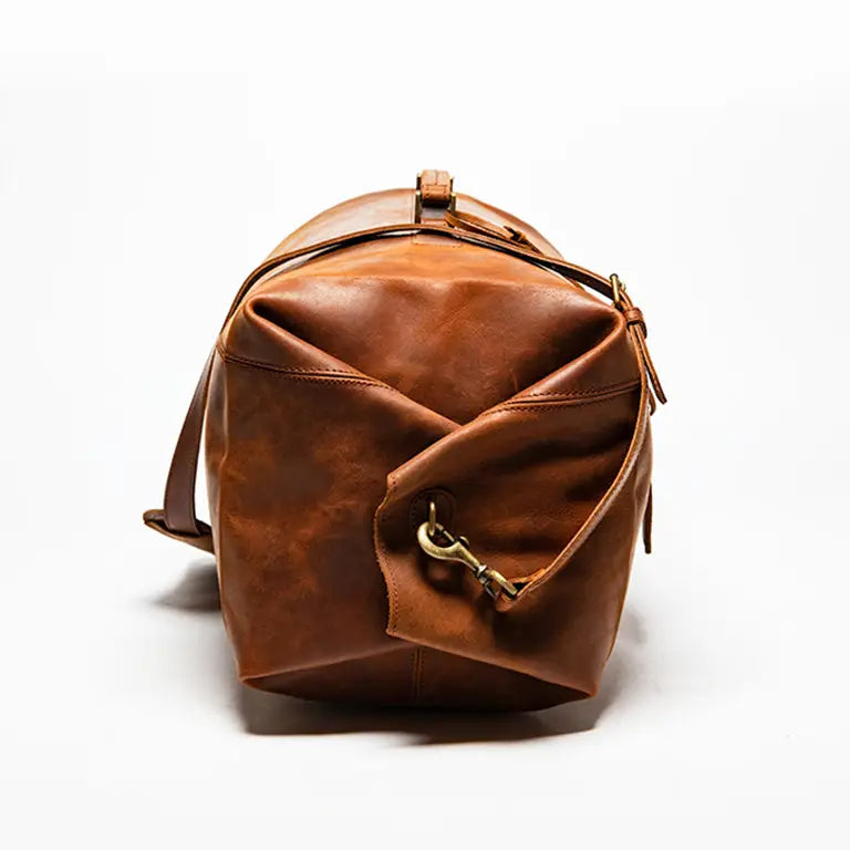 Military Leather Duffle Bag