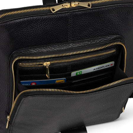 The Techy Leather Backpack